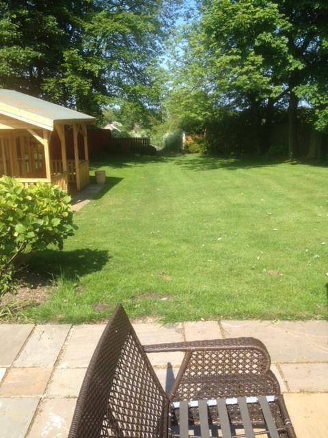 Rear garden