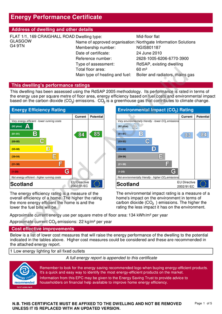 EPC Certificate