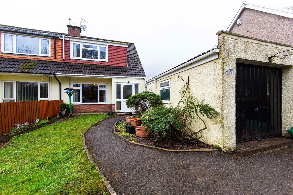 Glyn Bedw, Llanbradach, Caerphilly 3 bed semidetached house for sale £169,995