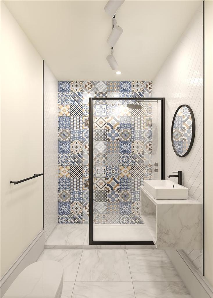 Sample shower room