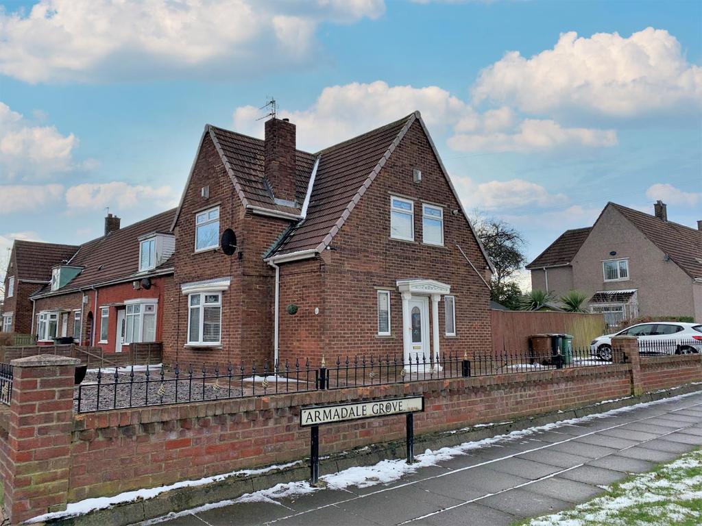 Ardrossan Road, Rossmere, Hartlepool 3 bed end of terrace house £125,000