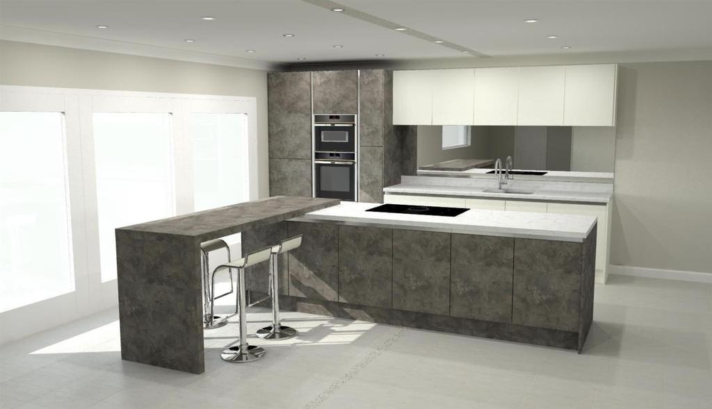 Kitchen / dining / family room