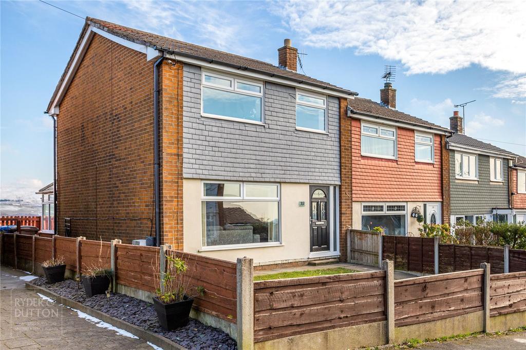 Shore Mount, Shore, Littleborough... 3 bed end of terrace house £185,000