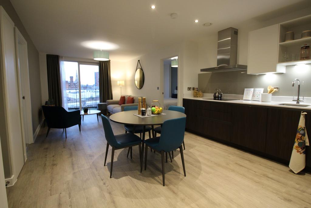 Open plan living space